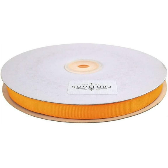 Solid Grosgrain Ribbon, 3/8-Inch, 50 Yards, Light Gold