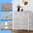 thumbnail image 5 of Uforic 9-Drawer Fabric Dresser with Steel Frame, Storage Organizer for Bedroom & Office, 5 of 5