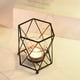thumbnail image 3 of Ahueca hacia fuera de cristal candeliere Tealight candelieres Oración Portavelas Portalápices Olla para el dormitorio de Negro 10x9x11cm, 3 of 9