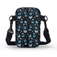 thumbnail image 2 of HELLHERO Shoulder Bag Trendy, Leakproof for Travel, Daily Commute or Casual Outings, Light Blue Paw Prints and Hearts, 2 of 7