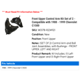 thumbnail image 2 of Front Upper Control Arm Kit Set of 2 - Compatible with 1988 - 1999 Chevy C1500 1989 1990 1991 1992 1993 1994 1995 1996 1997 1998, 2 of 2