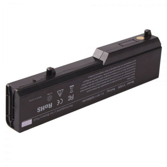 Laptop Battery for Dell Vostro 1520 - 6 cells 4400mAh Black