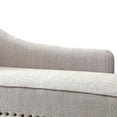thumbnail image 6 of Furniture of America Jazlyn Contemporary Fabric Nailhead Chaise Lounge in Beige, 6 of 6