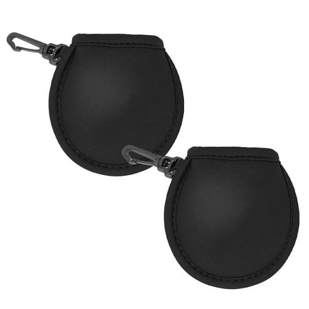 Phenofice Golf Accessory Golf Ball Cleaning Bag Neoprene Keeps Balls Clean 2pcs
