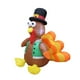 thumbnail image 5 of Inflatable Turkey Pilgrim Hat Yard Decoration LED Light Blow Outdoor Indoor Lawns Thanksgiving Yard Decor Fall Family Part, Inflatable Turkey Yard Decoration, LED Light, Blow Up, Yard Decor,, 5 of 9