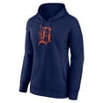 thumbnail image 2 of Women's Navy Detroit Tigers Distressed Team Pullover Hoodie, 2 of 3