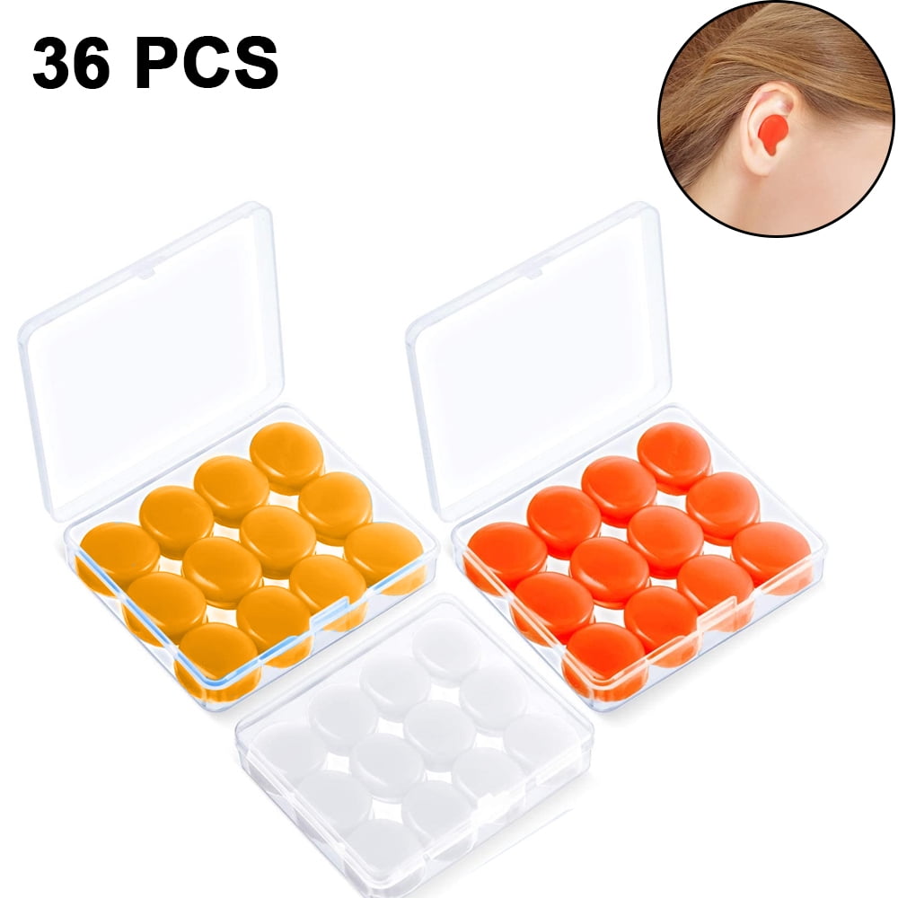 Ear Plugs for Sleeping Soft Reusable Moldable Silicone Earplugs Noise