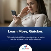 STD Hero At-Home Common STD Test Kit for Women and Men - Test for the Top Four STDs - Includes MGen - Private At-Home Collection - Simple, Discreet, Easy-to-Use with Fast Online Results