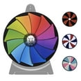 thumbnail image 1 of WinSpin Set of 4 Prize Wheel Template Replacement for 12" Spinning Wheel Game, 1 of 9