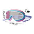 thumbnail image 3 of Crystal Anti-Fog Lens Youth Aquatic Goggles Set - Crystal Anti-Fog Lens with Nose Clip & Earplugs, Comfort Seal DesignSwim Training Accessory, 3 of 5