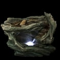 thumbnail image 3 of Northlight 31" LED Woodland Grotto with Stones Outdoor Garden Water Fountain, 3 of 3