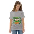 thumbnail image 2 of Good Luck Unisex Organic Cotton Tee Shirt Short Sleeve Crew Neck Variety (Heather Grey, S), 2 of 4