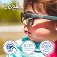 thumbnail image 6 of Real Shades Kids Surf Unbreakable UV Protection Iconic Sunglasses, Steel Blue, Toddler Age 2+, 6 of 14