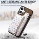 thumbnail image 5 of D10 For iPhone 16 Plus Case Pattern Kickstand Wallet Leather+TPU Phone Cover RFID Blocking - Green, 5 of 5