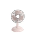 thumbnail image 2 of Wosthever Ventilador de escritorio recargable y ahorrador de energía, ventilador portátil recargable, ventilador Personal, ventilador Electrodomésticos rosa, 2 of 6