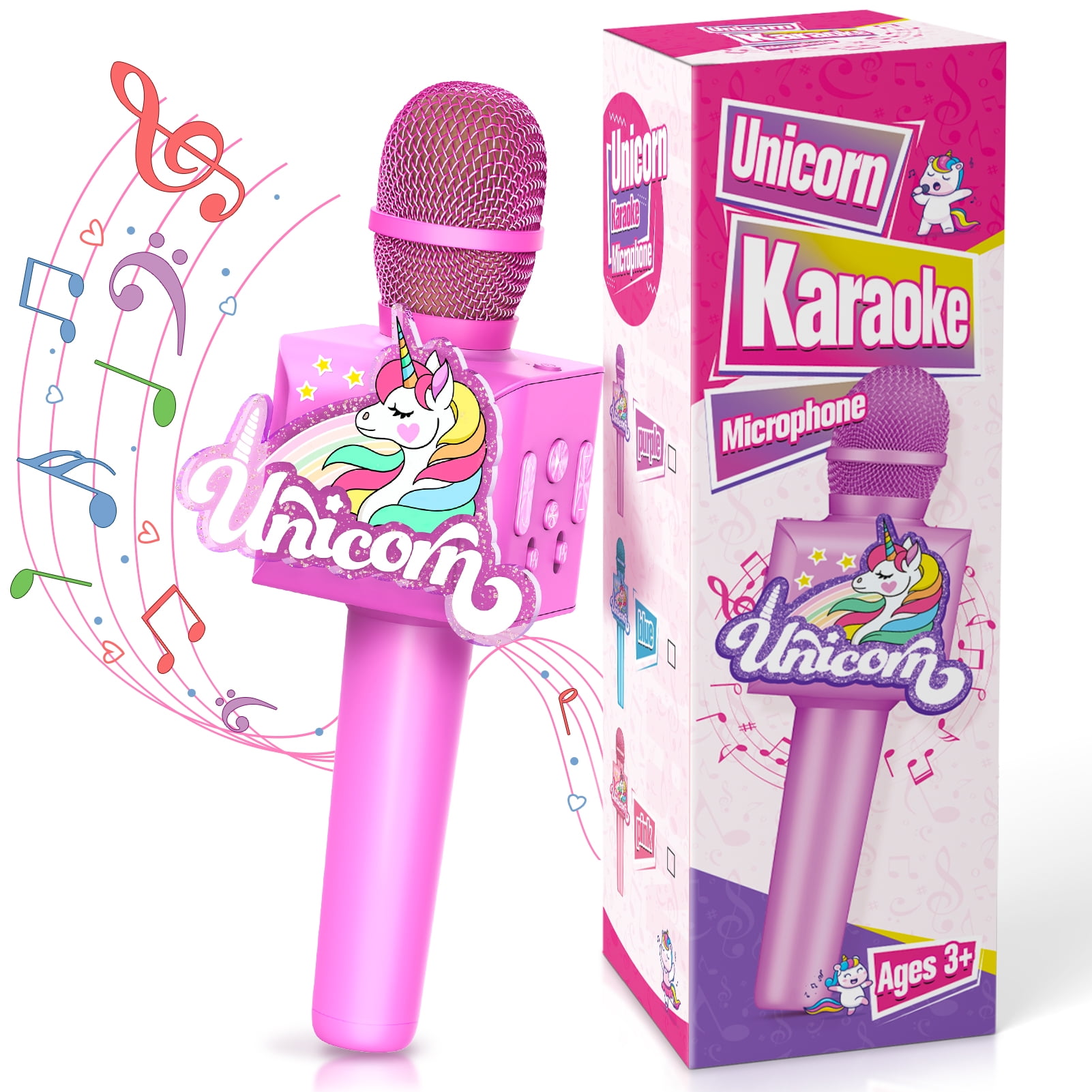 Tivifore Microphone sans Fil Karaoké, Micro Karaoke Enfant avec