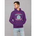 thumbnail image 2 of Emoji University Drama Club - Retro Smile Emoji Men's Hoodie, 2 of 4