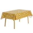 thumbnail image 1 of Cubierta de mesa rectangular de PVC REGALWOVEN para mesa de cena y restaurante, Gardenia 47"x71", 1 of 1