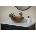 thumbnail image 5 of Eden Bath EB-GS75 1.75 in. Round Glass Vessel Sink, Speckled Bronze, 5 of 14