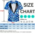 thumbnail image 4 of QTAGTESS Tuxedo T-Shirt Leopard Shirt Fake Suit with Bowtie Tee, 4 of 7