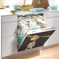 thumbnail image 2 of Yayeee Magnetic Dishwasher Cover for The Front Decoration Home Kitchen Machine Sticker Protector, Skeleton Stripes, 2 of 6