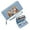 Blue, variant on GEEAD Zipper Lady Credit Card Case Wallet Wallet with Wrist Strap for Women Sweater Weather Autumn Theme Sweaters Romantic Gift for Wife & Girlfriend Large Capacity Zip Around