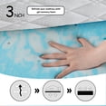 thumbnail image 4 of Hcore Extra Firm Mattress Topper King 4 Inch Firm & Extra Firm Dual Sides Flippable Mattress Pad,High Density Foam for Back Pain,Washable Anti-Slip Bamboo Cover,Oeko-TEX CertiPUR-US Certified,80x76, 4 of 7