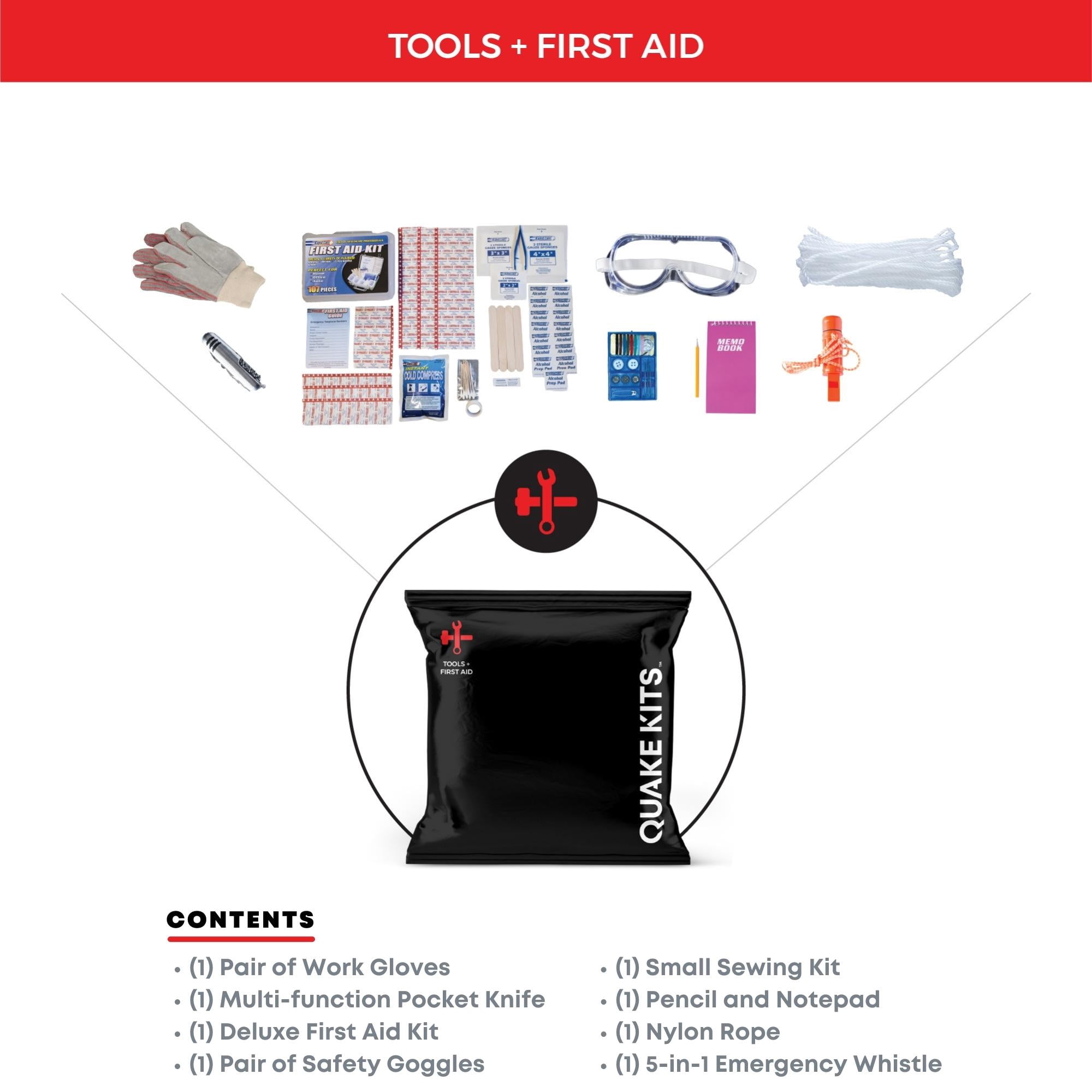 3 Day Completely Prepared Survival Kit for 2 People