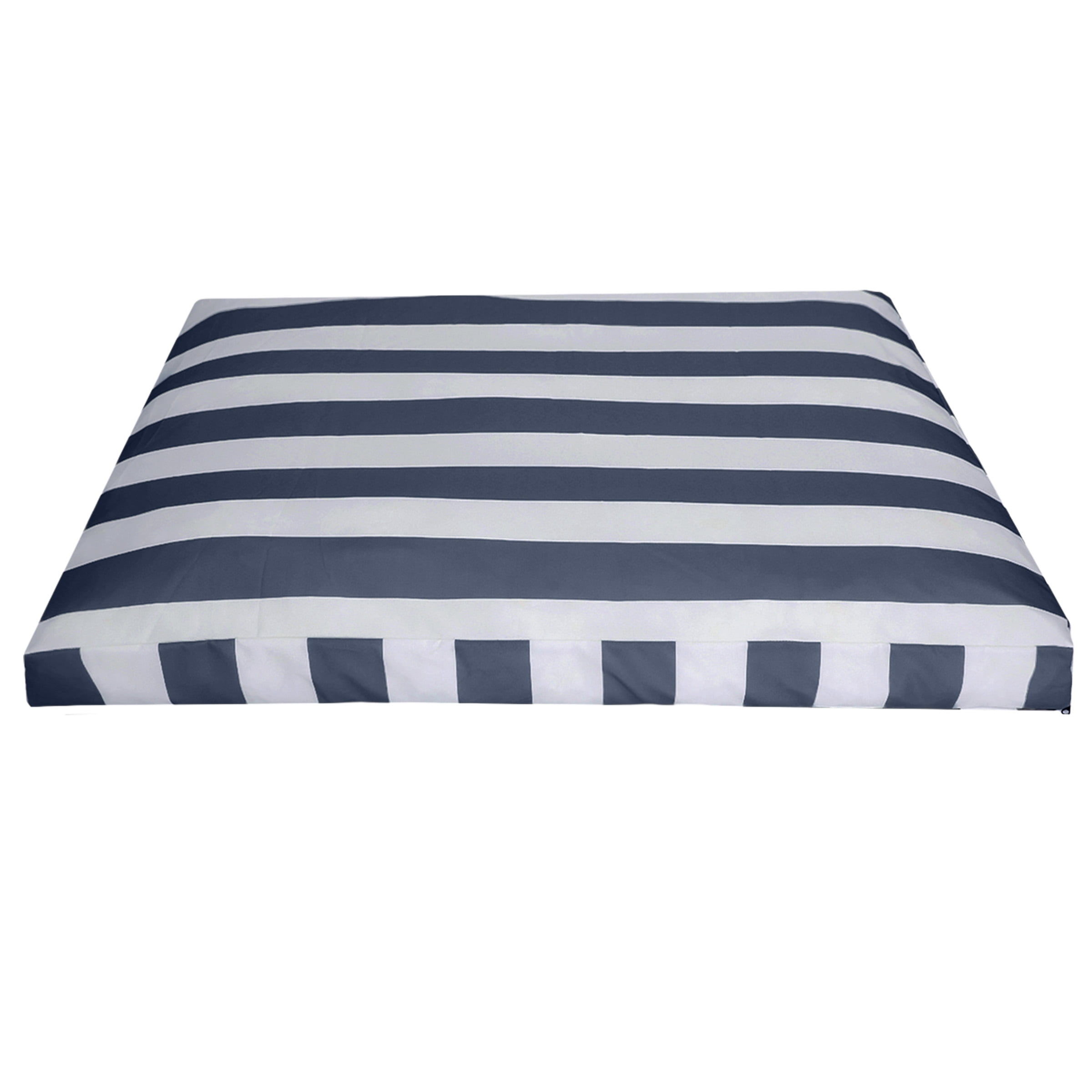 PETMAKER 44in Water-Resistant Dog Bed with Removable Washable Cover (Navy)