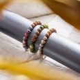 thumbnail image 4 of Gaia | Purple Regalite x Rudraksha |  Mala Bracelet, 4 of 5