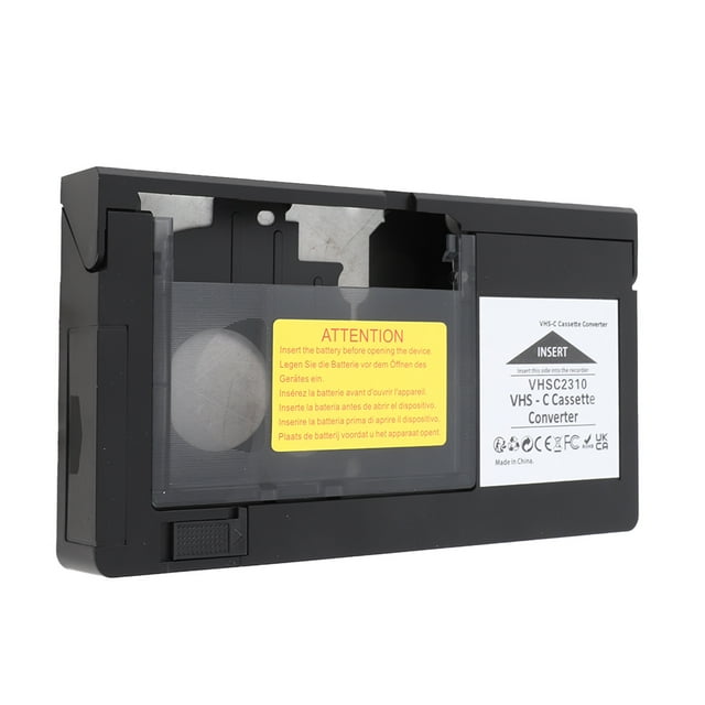 Convertidor de cassette, adaptador de cinta de videocámara de control de una tecla para cintas vhsc