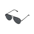 thumbnail image 2 of Gafas de sol Quay High Key, extra grandes, polarizadas, color aviador, color negro, 2 of 4