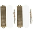 thumbnail image 4 of KAKOWELY 2 Sets Mezuzah Plaques 5.03X1.30X0.28in Golden Metal For House Blessing Decorations, 4 of 8