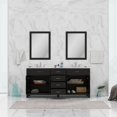 thumbnail image 4 of Alya Bath Norwalk 72" Wood Double Vanity with Carrera Marble Top in Espresso, 4 of 6
