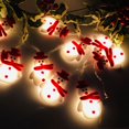 thumbnail image 3 of Bangcool Christmas String Light Snowman Lifelike 9.84ft 20 LEDs Fairy Light Twinkle Light, 3 of 10
