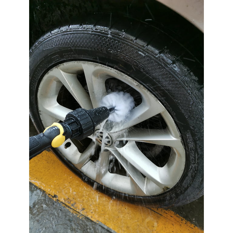 Car Wheel Cleaner Brush Tire Brushing Tool Rim Scrubber Cleaning Auto  Detailing Wash Soft Brushes Water Absorption Automobile - AliExpress