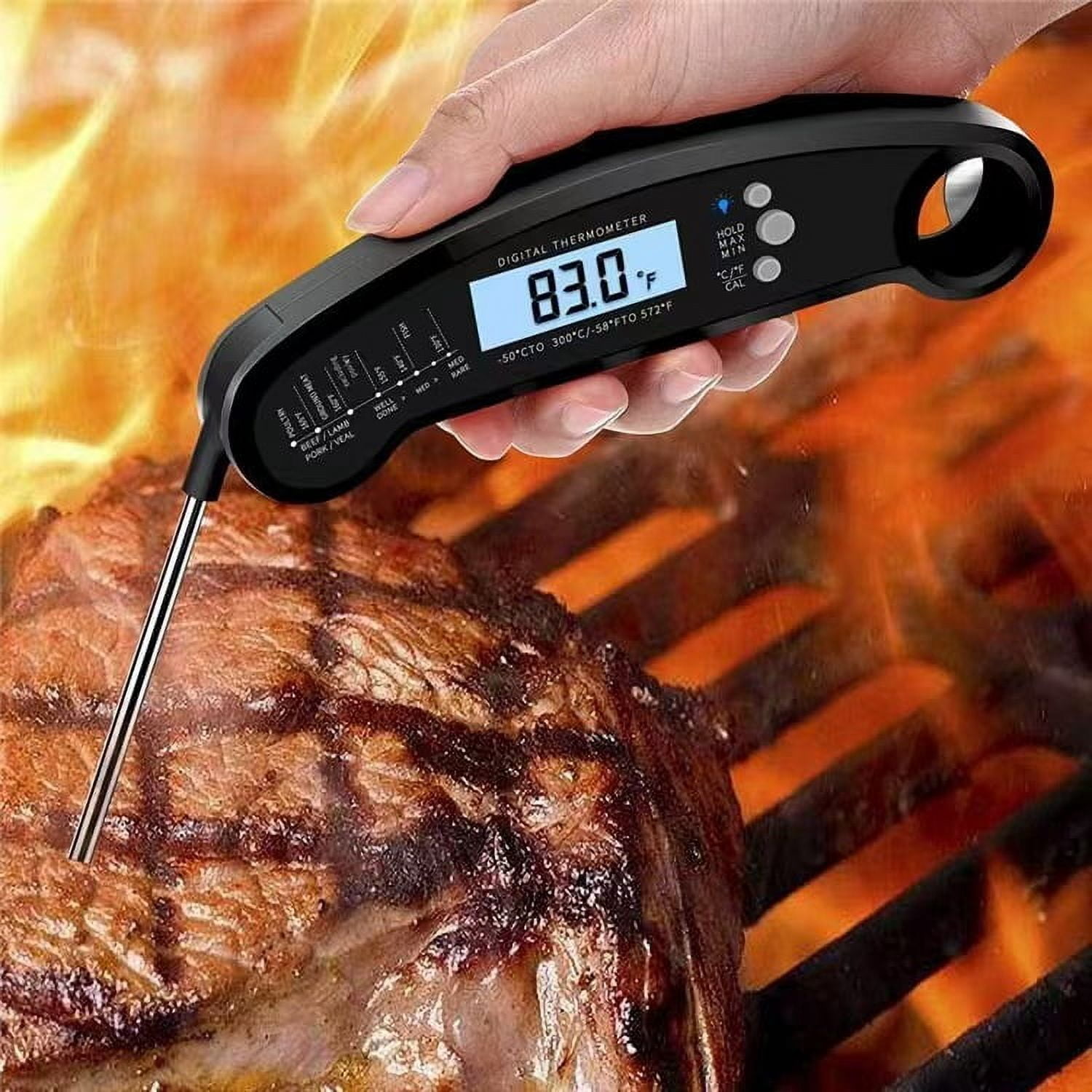 Digital Folding Food High Precision Kitchen Grill Probe Electronic Water Temperature Thermometer Meat Thermometer