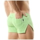 thumbnail image 2 of Pantalones cortos de running lisos para hombre: pantalones de chándal elásticos en la cintura, poliéster, S-XL, 2 of 7