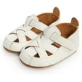 thumbnail image 5 of Isbasic Infant Baby Boys Girls Summer Beach Sandals Breathable Athletic Anti-slip Soft Sole Newborn First Walker Crib Shoes, 5 of 6