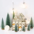 thumbnail image 5 of Juego de bricolaje Zhivalor de 10 árboles de Navidad artificiales miniatura verde altura 4,5 cm, 5 of 5