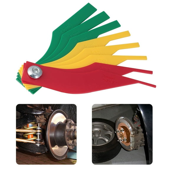 SWETRACE Brake Pad Gauge Plastic Automobile Maintenance Tools Professional Design 2pcs