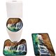 thumbnail image 1 of Juego de alfombras de baño ABPHQTO 3 piezas Agua cristalina entre fwoods, 1 of 2
