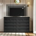 thumbnail image 5 of Afuhokles 10 Drawers Dresser, 55" Large Drawers Dresser for Bedroom, Black, 5 of 8
