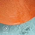 thumbnail image 2 of Round Braided Placemats Set of 6 Table Mats for Dining Tables Woven Washable Non-Slip Place mats 15 inch for Fall Decor(Orange,6pcs), 2 of 6