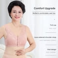 thumbnail image 4 of Wire Free Bra,Leisure Sports Bra,Middle Elderly Bra,Vest Type Bra,Female Seamless Underwear,Floral Lace Bra,Thin Cup Bra,Front Buckle Bra,Full Cup Bra,Women Push Up Bralette, 4 of 8