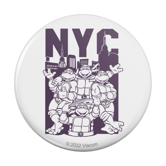 TMNT NYC Turtles Pinback Button Pin