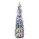 thumbnail image 1 of Árbol de Navidad Costway preiluminado 150 cm flocado 150 luces LED, 1 of 5