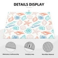 thumbnail image 4 of Kdxio Colorful Seashells1 for Dish Drying Mat,24*18 inch Absorbent Dish Drainer Kitchen Counter,Large Size Dish Drying Pad for Countertops,Draining Racks, 4 of 9