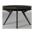 thumbnail image 6 of Alpine Furniture Lennox Round Wood Dining Table in Dark Tobacco (Brown), 6 of 8
