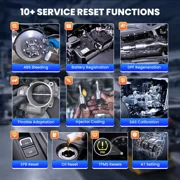 ANCEL Bidirectional Scan Tool Car Diagnostic Code Reader, Full Systems OBD2 Scanner Diagnostic Tool